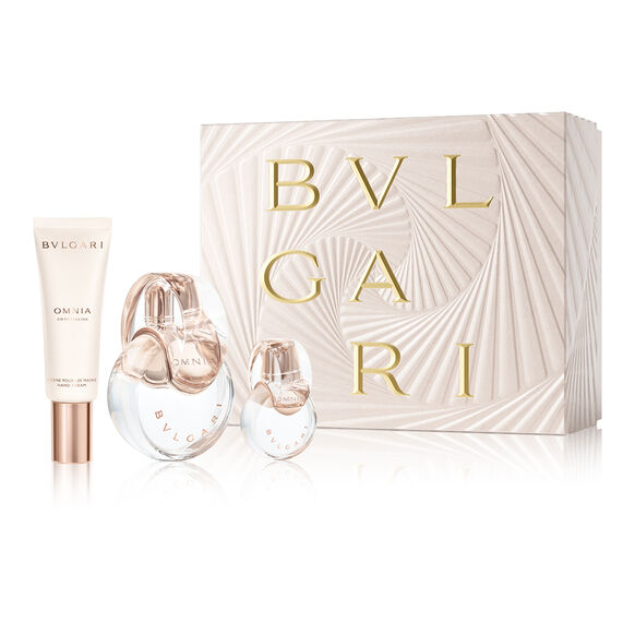 Bulgari Omnia Crystalline 100ml EDT Spray / 15ml EDT Spray / 40ml Hand Cream